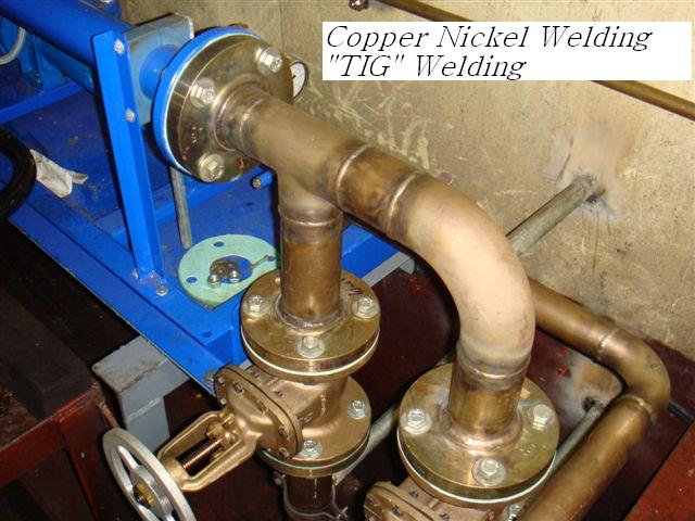 copper nickel tig welding